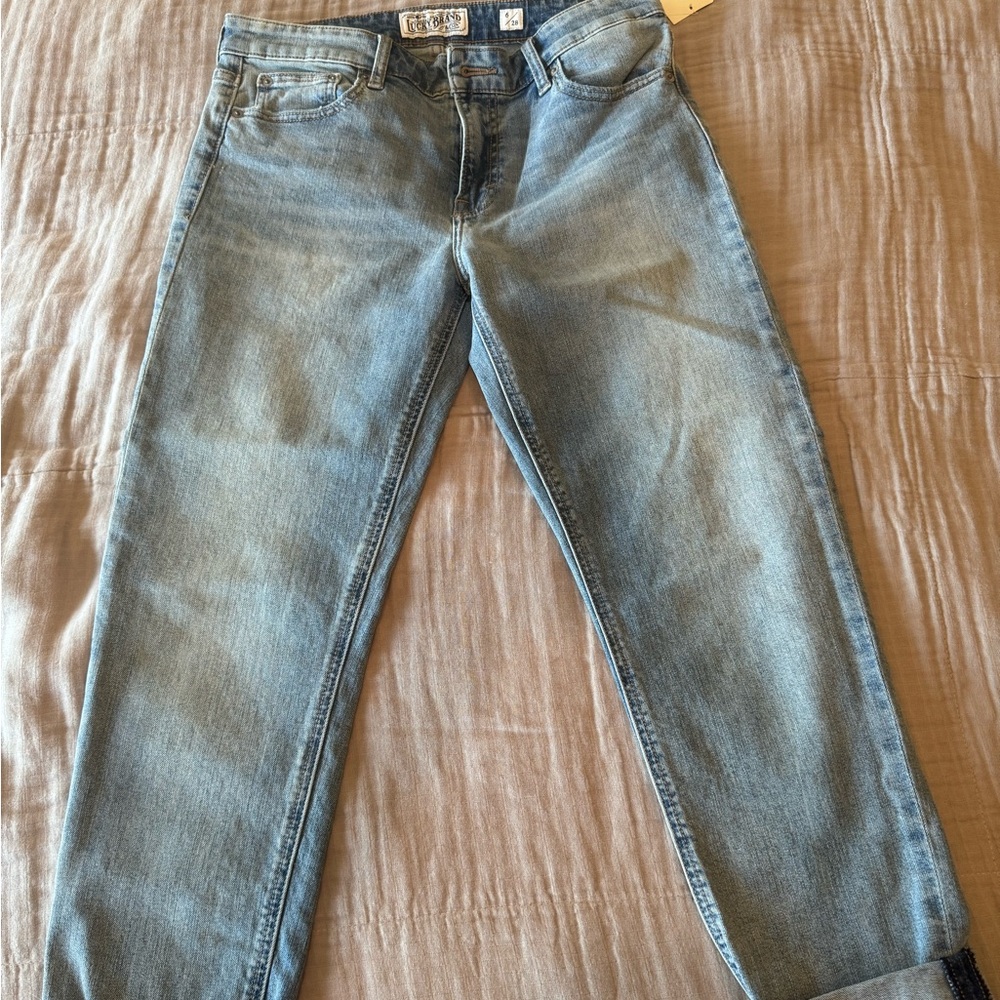 Lucky Brand Sienna Slim Boyfriend Capris, New With Tags